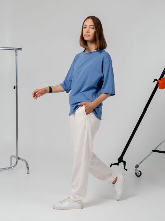 Футболка оверсайз Vozduh 2.0, красная Футболка оверсайз Vozduh 2.0, красная