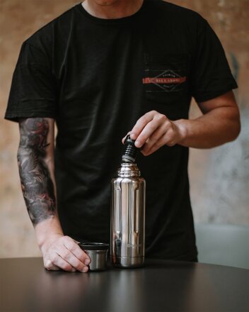 Термос Flask 470, вакуумный, стальной зеркальный Термос Flask 470, вакуумный, стальной зеркальный