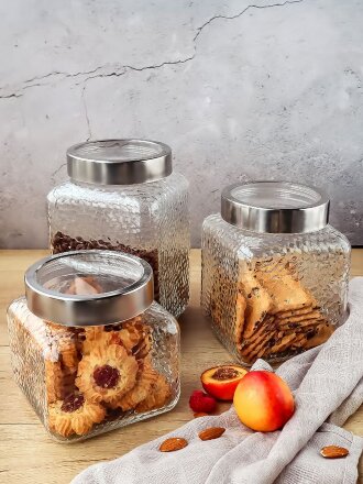 Банка с крышкой Nordic Cube, малая Банка с крышкой Nordic Cube, малая