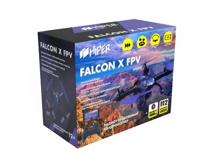 Радиоуправляемый квадрокоптер HIPER FALCON X FPV (Р)