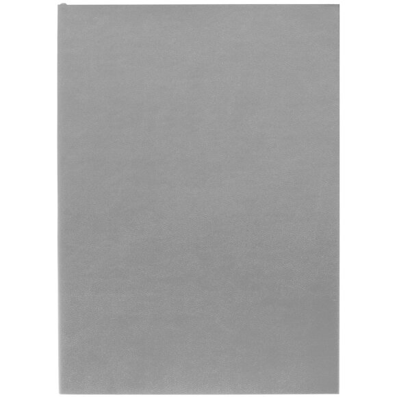 Ежедневник Flat Light, недатированный, серый с нанесением логотипа
