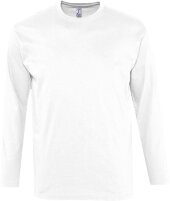 Футболка с длинным рукавом Monarch 150, белая Футболка с длинным рукавом Monarch 150, белая