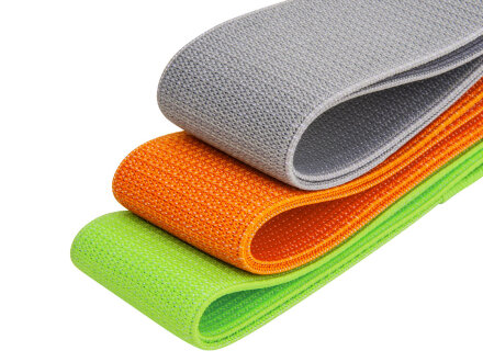 Набор тканевых фитнес резинок, 5см Набор тканевых фитнес резинок, 5см