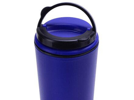 Стакан-тамблер Moment с кофейной крышкой, 350 мл, синий Стакан-тамблер Moment с кофейной крышкой, 350 мл, синий