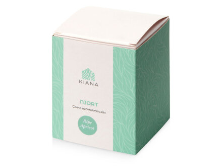 Свеча соевая ароматическая в стекле Niort, белая Свеча соевая ароматическая в стекле Niort, белая