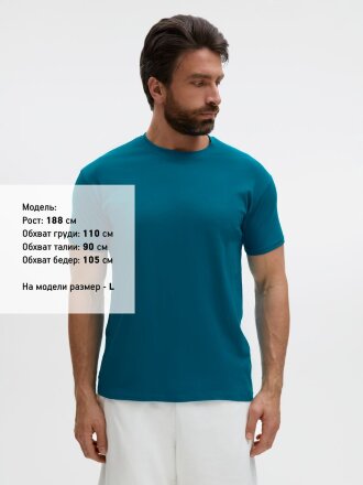 Футболка унисекс Regent 150, винтажный синий