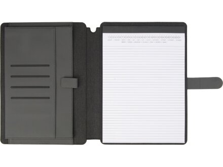 Папка для документов Kadeo с блокнотом, темно-серый (Р) Папка для документов Kadeo с блокнотом, темно-серый (Р)