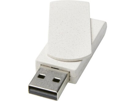 Rotate, USB-накопитель объемом 8 ГБ из пшеничной соломы, бежевый Rotate, USB-накопитель объемом 8 ГБ из пшеничной соломы, бежевый