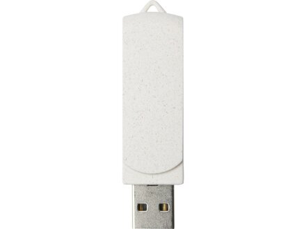 Rotate, USB-накопитель объемом 8 ГБ из пшеничной соломы, бежевый Rotate, USB-накопитель объемом 8 ГБ из пшеничной соломы, бежевый