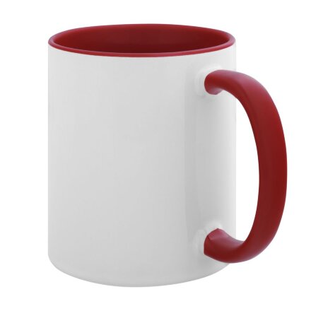 Кружка Promo Plus для сублимационной печати, красная Кружка Promo Plus для сублимационной печати, красная