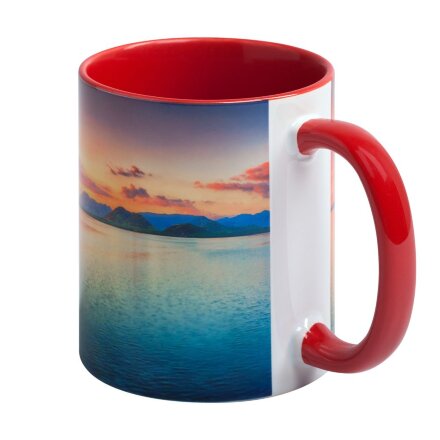 Кружка Promo Plus для сублимационной печати, красная Кружка Promo Plus для сублимационной печати, красная