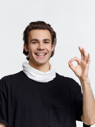 Многофункциональная бандана Dekko, белая Многофункциональная бандана Dekko, белая