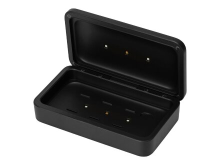 УФ-стерилизатор c функцией беспроводной зарядки Sector, Evolt, черный УФ-стерилизатор c функцией беспроводной зарядки Sector, Evolt, черный