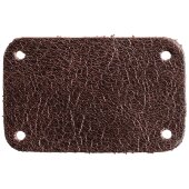 Лейбл кожаный Beta, S, коричневый Лейбл кожаный Beta, S, коричневый