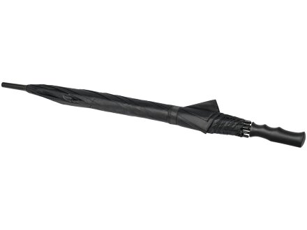 23-дюймовый ветрозащитный полуавтоматический зонт Bella, черный 23-дюймовый ветрозащитный полуавтоматический зонт Bella, черный