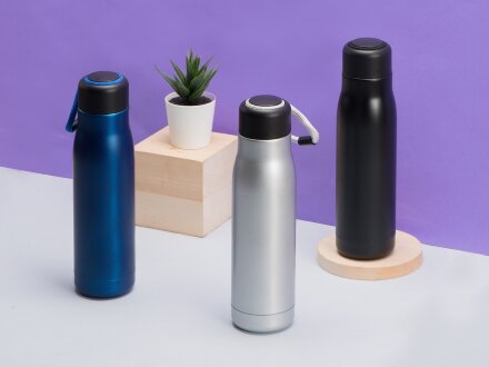 Вакуумный термос Ardent Waterline, 500 мл, тубус, черный Вакуумный термос Ardent Waterline, 500 мл, тубус, черный