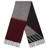 Шарф Charming, коричневый с оранжевым Шарф Charming, коричневый с оранжевым