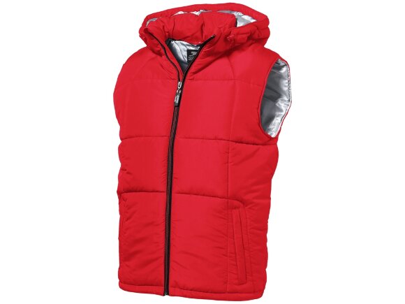 Жилет мужской, Slazenger, красный/стальной с нанесением логотипа