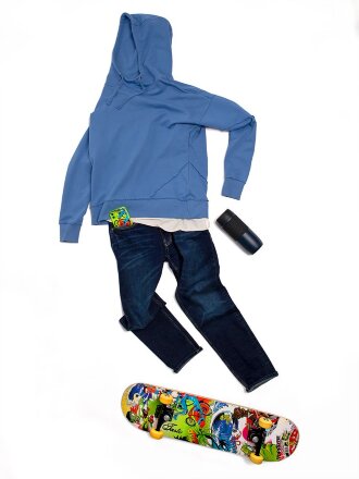 Худи унисекс Vozduh 2.0, красное Худи унисекс Vozduh 2.0, красное