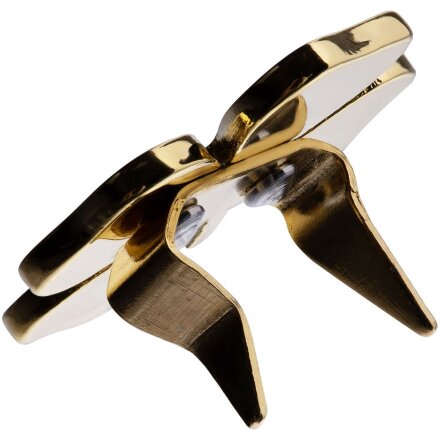 Шильдик «Счастливый клевер», золотистый Шильдик «Счастливый клевер», золотистый