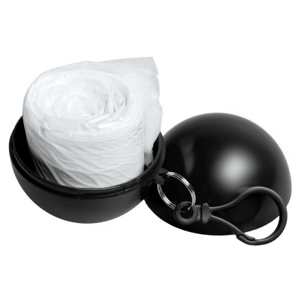 Дождевик в круглом футляре Nimbus, черный Дождевик в круглом футляре Nimbus, черный