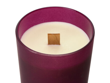 Свеча соевая ароматическая в стекле Niort, бордовая Свеча соевая ароматическая в стекле Niort, бордовая