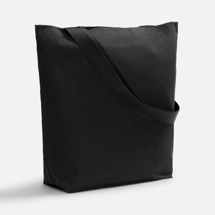 Шопер B5, черный с широкими черными ручками Шопер B5, черный с широкими черными ручками