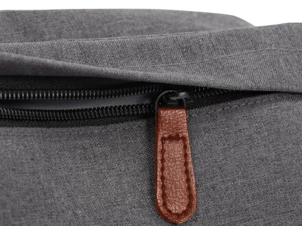 Несессер Fabrizio, серый/коричневый Несессер Fabrizio, серый/коричневый