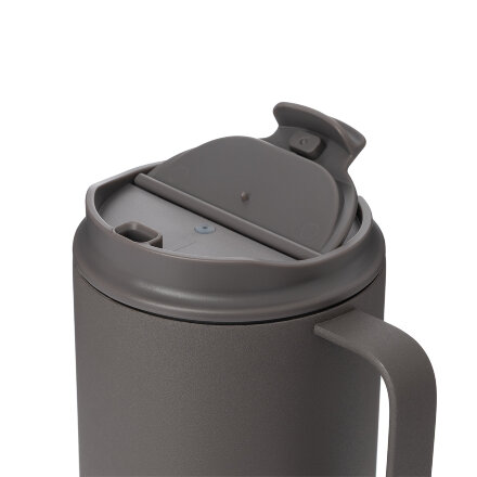 Термокружка вакуумная Aventura, серая