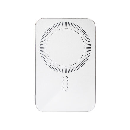 Внешний аккумулятор Artex PD 5000mAh с функцией беспроводной зарядки 15W, серебряный