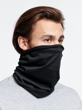Многофункциональная бандана Dekko, черная Многофункциональная бандана Dekko, черная