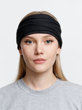 Многофункциональная бандана Dekko, черная Многофункциональная бандана Dekko, черная