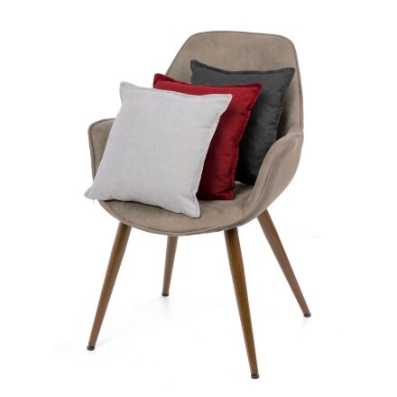 Наволочка Settle In, серая Наволочка Settle In, серая