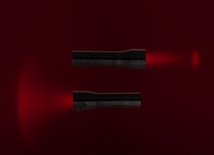 Фонарик с фокусировкой луча Beaming, черный Фонарик с фокусировкой луча Beaming, черный