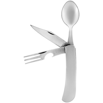 Походный складной столовый прибор Campsite Fold, стальной Походный складной столовый прибор Campsite Fold, стальной