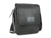 Сумка наплечная BUGATTI Moto D, чёрная, полиуретан, 25х8х30 см, 4 л Сумка наплечная BUGATTI Moto D, чёрная, полиуретан, 25х8х30 см, 4 л