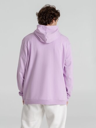 Толстовка с капюшоном унисекс Hoodie, сиреневая Толстовка с капюшоном унисекс Hoodie, сиреневая