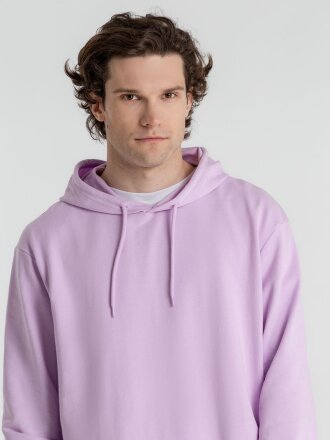 Толстовка с капюшоном унисекс Hoodie, сиреневая Толстовка с капюшоном унисекс Hoodie, сиреневая