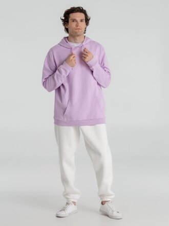 Толстовка с капюшоном унисекс Hoodie, сиреневая Толстовка с капюшоном унисекс Hoodie, сиреневая