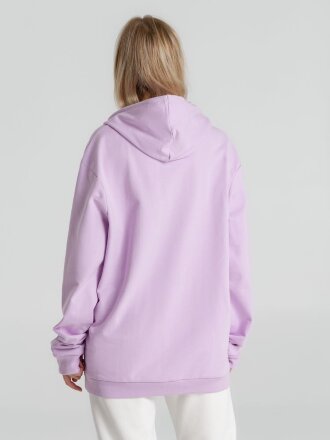 Толстовка с капюшоном унисекс Hoodie, сиреневая Толстовка с капюшоном унисекс Hoodie, сиреневая