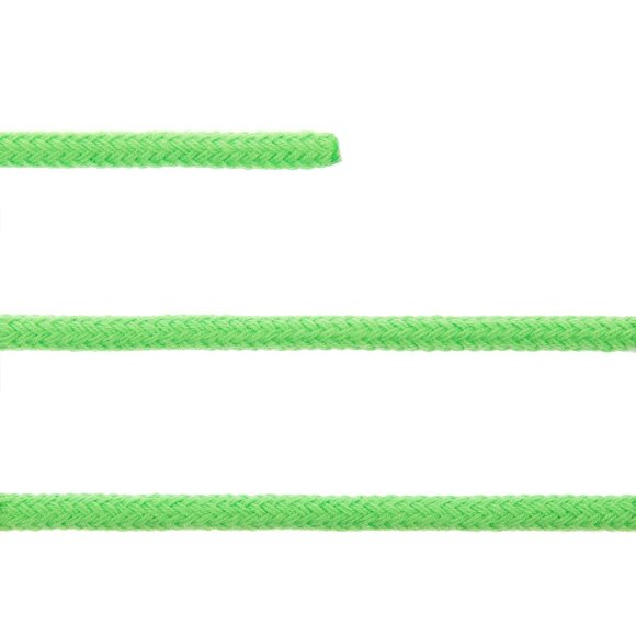 Круглый шнур Lasso L, зеленый неон, 130 см с нанесением логотипа