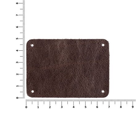 Лейбл кожаный Beta, XL, коричневый Лейбл кожаный Beta, XL, коричневый