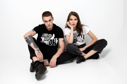 Футболка I'm OK, белая Футболка I'm OK, белая