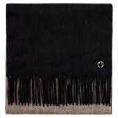 Палантин Charming, черный с бежевым Палантин Charming, черный с бежевым