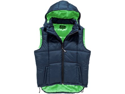 Жилет мужской, Slazenger, темно-синий/зеленое яблоко Жилет мужской, Slazenger, темно-синий/зеленое яблоко