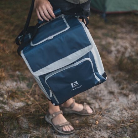 Термосумка с люком «Арктика», M, синяя Термосумка с люком «Арктика», M, синяя