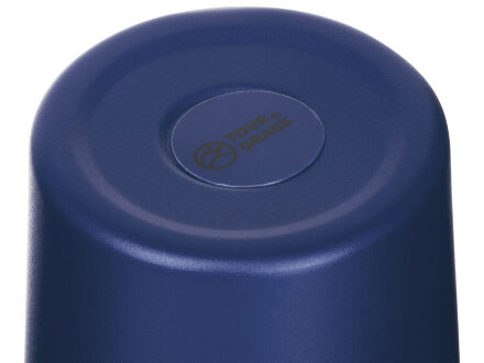 Стальная кружка с двойными стенками и порошковым покрытием Tibet, нейви Стальная кружка с двойными стенками и порошковым покрытием Tibet, нейви