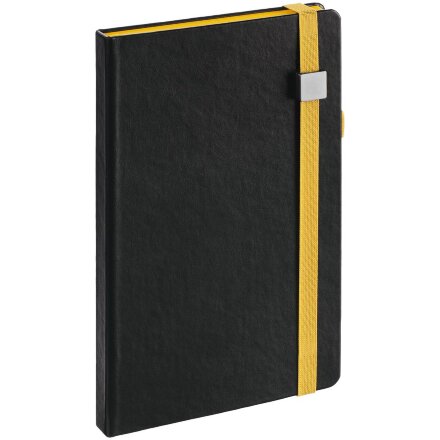Ежедневник Ton Metal, недатированный, черный с желтым Ежедневник Ton Metal, недатированный, черный с желтым