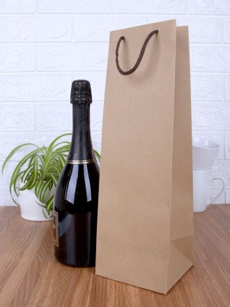 Пакет под бутылку Vindemia, крафт Пакет под бутылку Vindemia, крафт