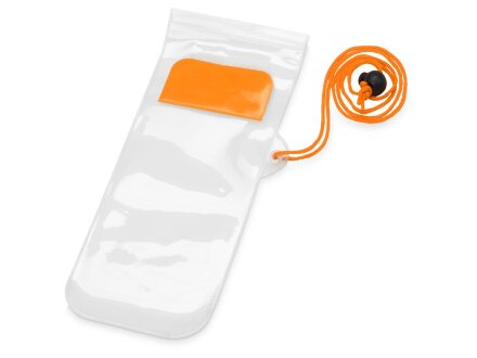 Влагостойкий чехол Mambo, оранжевый/прозрачный Влагостойкий чехол Mambo, оранжевый/прозрачный